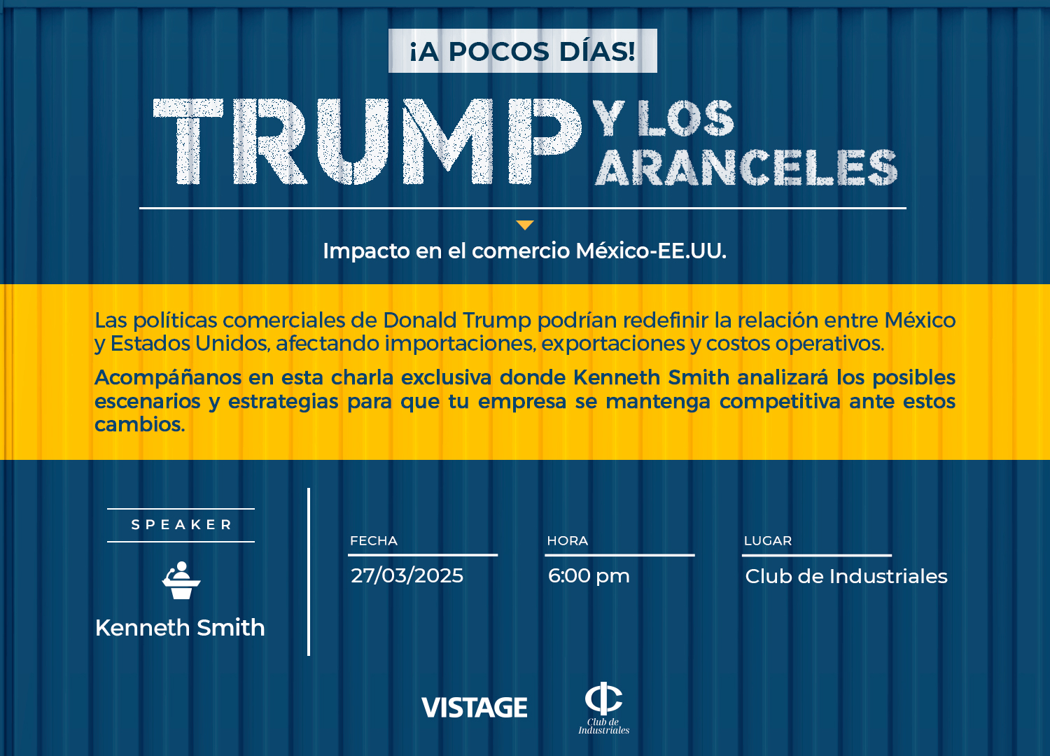 Trump, aranceles y TMEC: retos para la relación México-Estados Unidos 1 Horizontal Trump Aranceles CdM