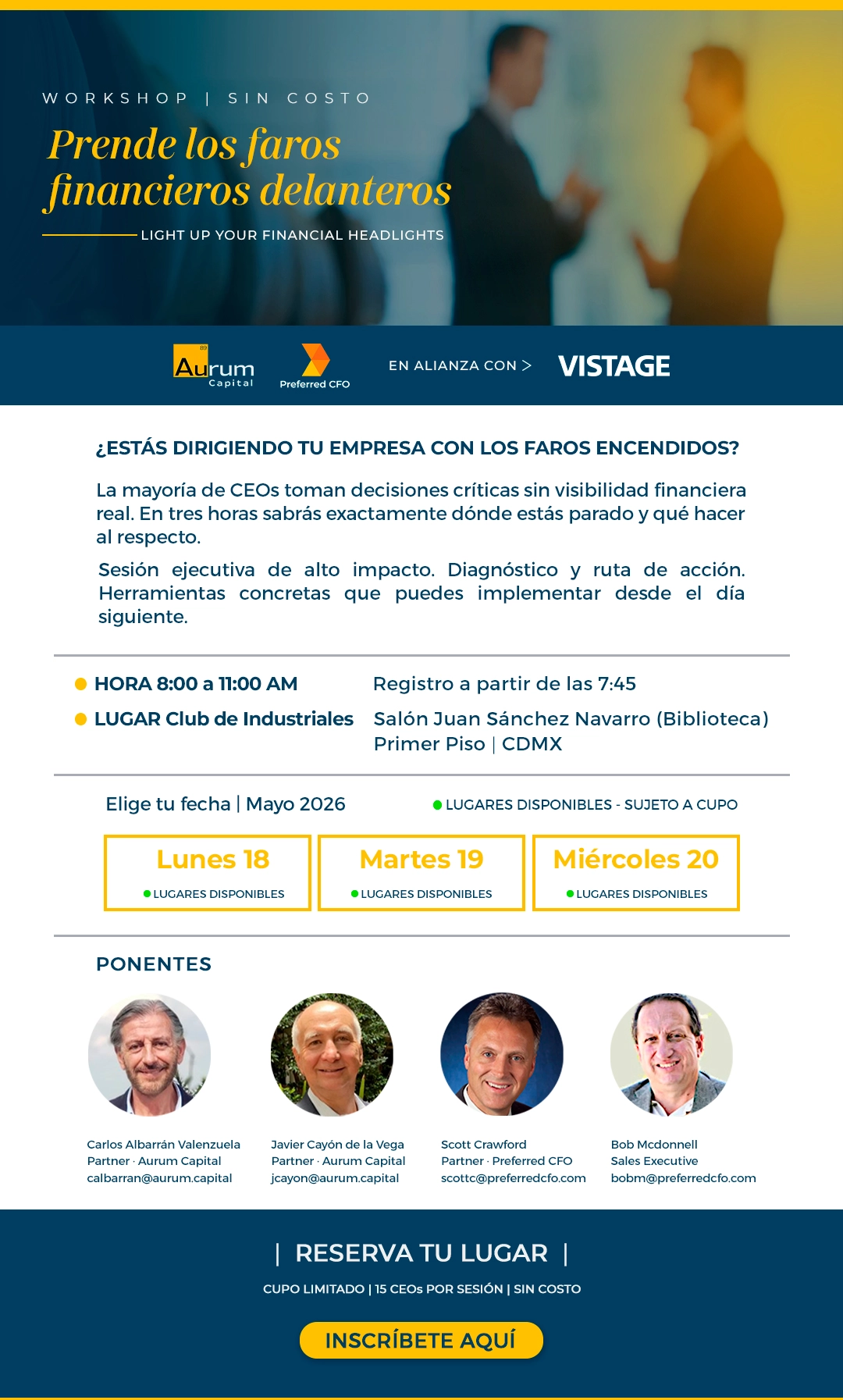 Evento Prende los Faros B